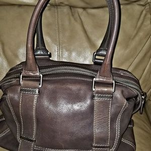 Vintage Michael Kors Brown Satchel Buckle Purse